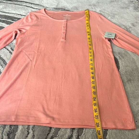 Tommy John Lounge Downtime Henley Shirt Dress Soft - Picture 7 of 11